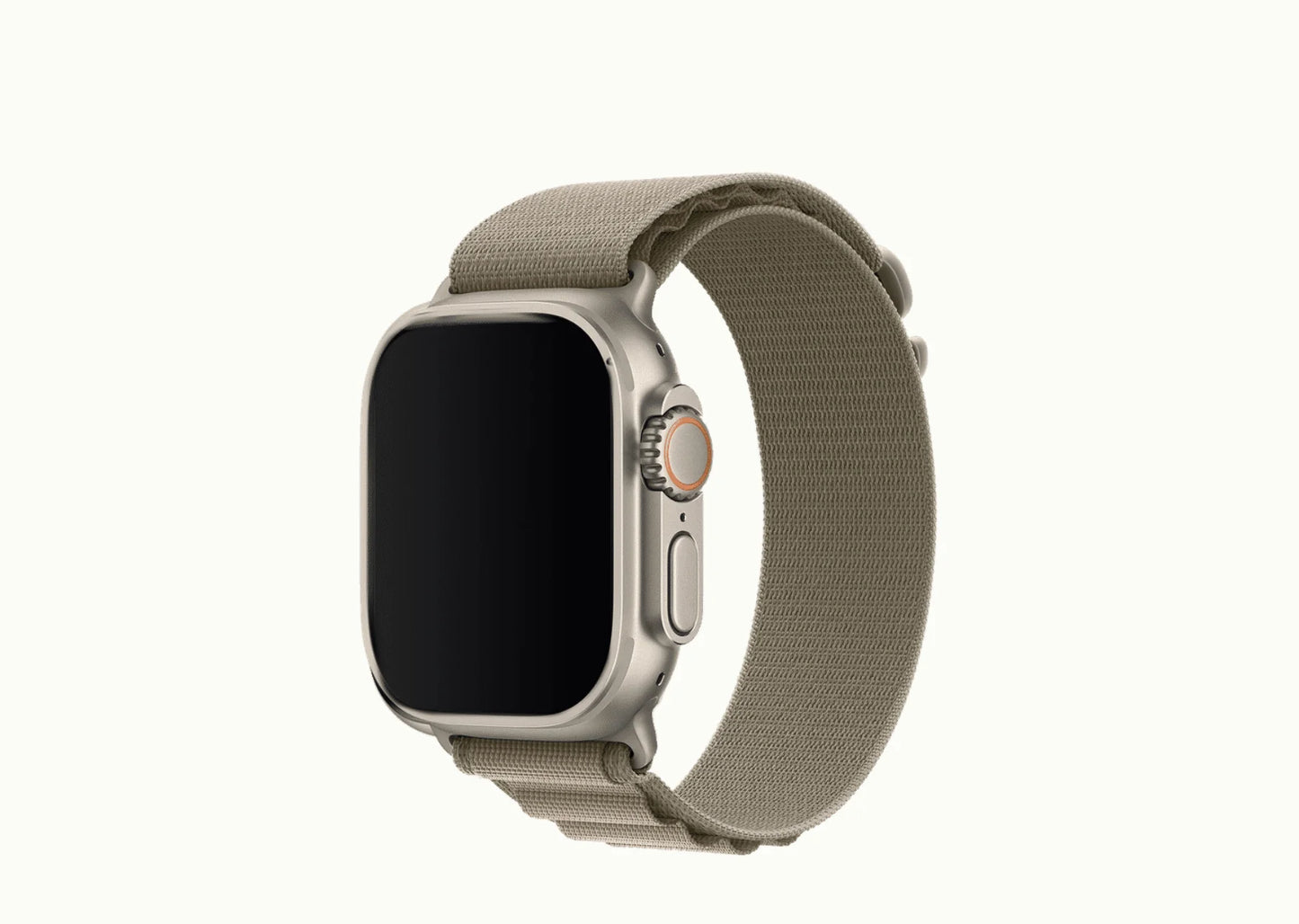 Olive Green Alpine loop Apple Watch band